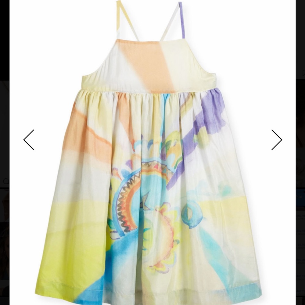 RAINBOW SILK DRESS by STELLA MCCARTNEY